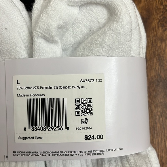 Nike Everyday Low Cotton Cushioned Socks 6 Pack - Picture 12 of 17